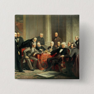 Men of Progress 15 Cm Square Badge