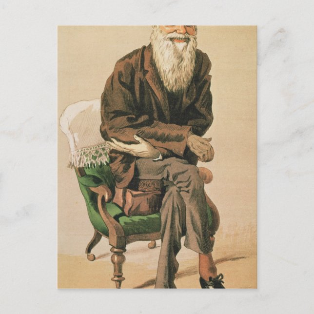 Men of the Day, no. 33, Charles Darwin Postcard (Front)