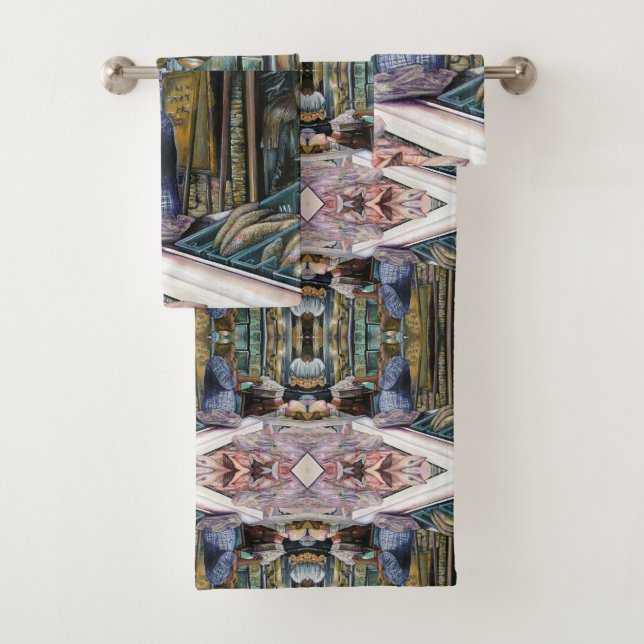 Men of the Desert, Gifts of the Sea Bath Towel Set (Insitu)