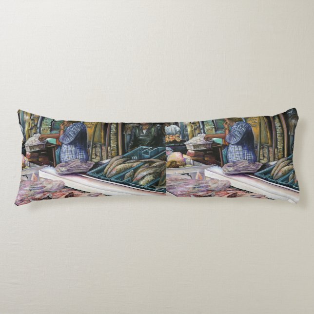 Men of the Desert, Gifts of the Sea, Jerusalem Body Cushion (Front)