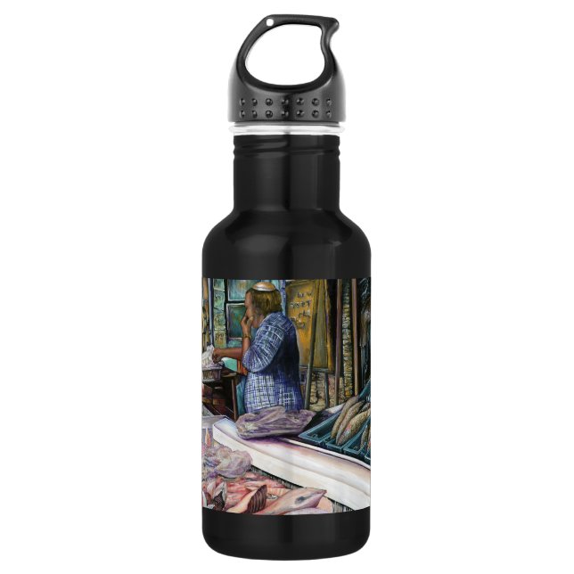 Men of the Desert, of the Sea, Jerusalem 532 Ml Water Bottle (Front)