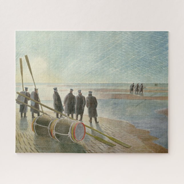 Men on the Beach (Dangerous Work at Low Tide) Jigsaw Puzzle (Horizontal)