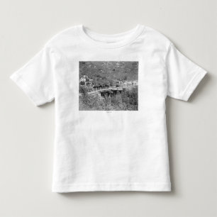 Men on Wagon Wave and Tip Hats to Photographer Toddler T-Shirt