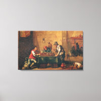 Men Playing Backgammon in a Tavern