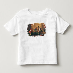 Men Playing Backgammon in a Tavern Toddler T-Shirt