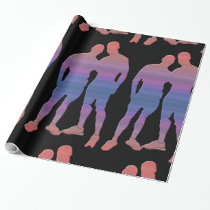 Men Posing Wrapping Paper