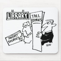 Men reading books at a library