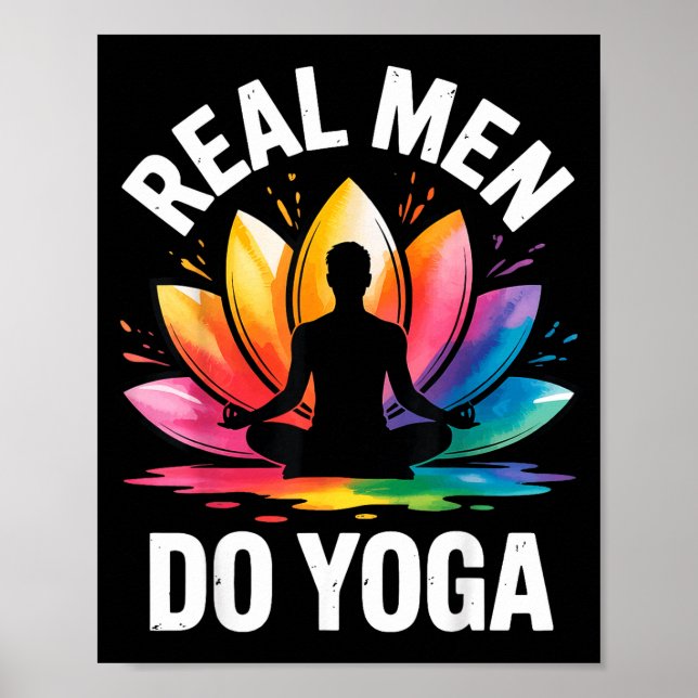 Men Real Yoga 1 Poster (Front)