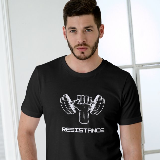 Men Resistance Workout Gym Tshirt (Creator Uploaded)