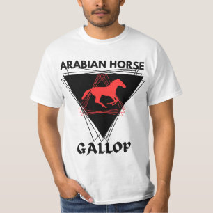 Men’s Arabian Stallion Racehorse Equestrian Jockey T-Shirt