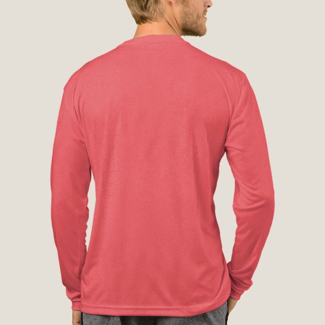 Men’s Bella + Canvas Long Sleeve Premium Comfort Tri-Blend Shirt (Back)