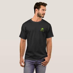 Men’s Black Neon Green Skull Graphic T-Shirt