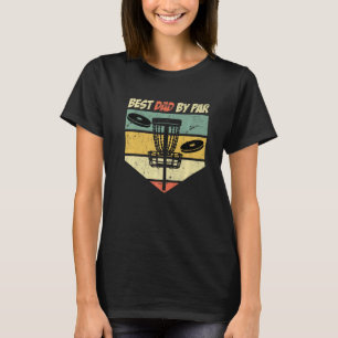 Men S Discgolf Saying Best Dad By Par Disc Golf T-Shirt