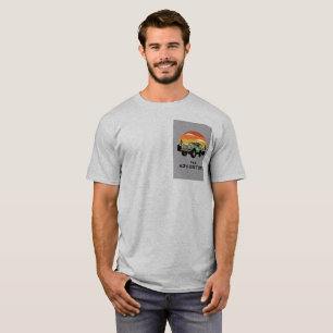 Men’s Grey Adventure Graphic Printed T-Shirt