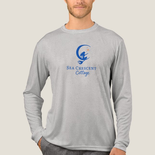 Men’s logo long sleeve  Tri-Blend shirt (Front)