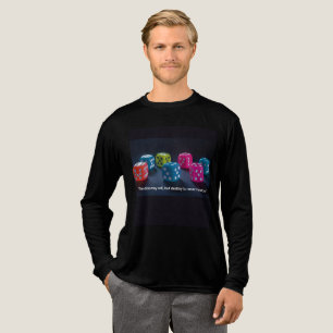 Men’s Long Sleeve  Tee – Inspirational Quote Tee.