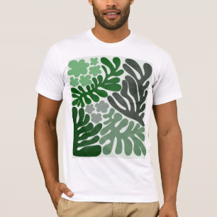 Men’s Plant Leaf Design T-Shirt – Bold & Nature