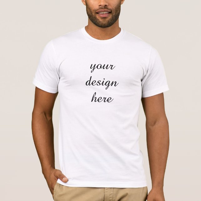 Men’s T-Shirt Mockup – Your Design Here (Front)