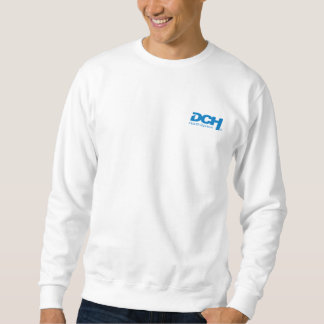 Men’s - White - Sweater - DCH Blue Logo