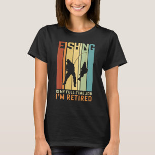 Men s Women s Angler Sunset Fisherman Fishing Rod T-Shirt