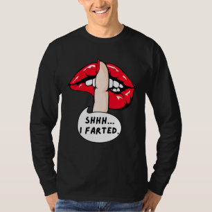 Men Shhh I Farted Dabbing Gammer Retro Games Girl T-Shirt