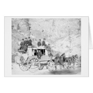 Men Sitting on a "Deadwood Coach" Photograph