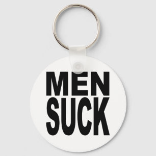 Men Suck Key Ring