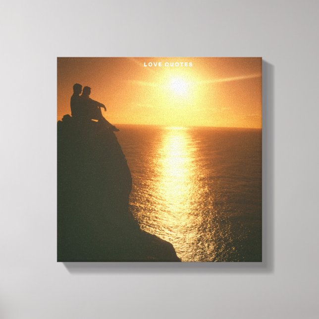 Men & Sun canvas Print (Front)