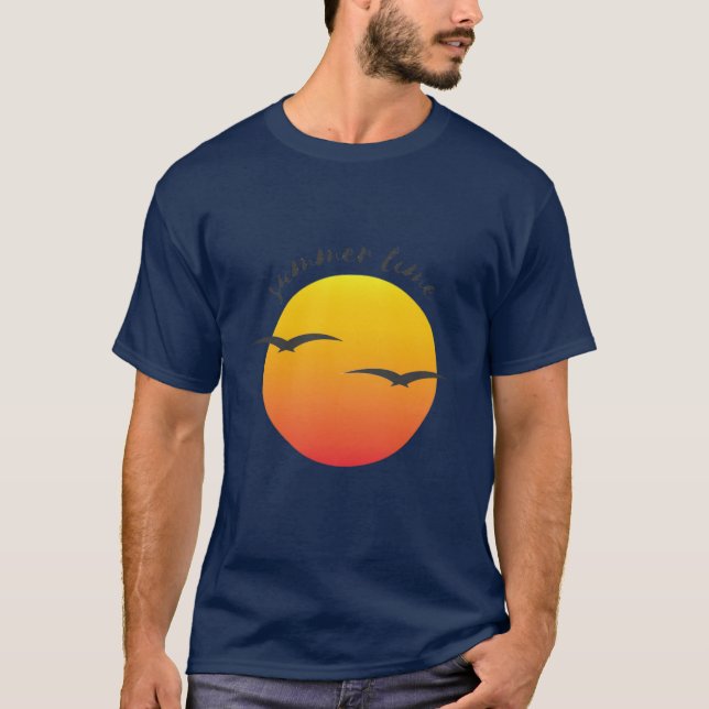 Men Sunny Design T-shirt  (Front)