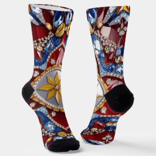 Men sustainable socks with Colombian Colours