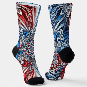Men sustainable socks with French Colours