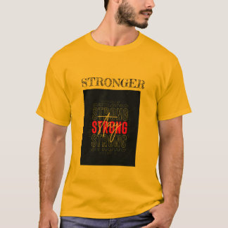 MEN T SHIRT SPORT STRONGER SMOOTHLY