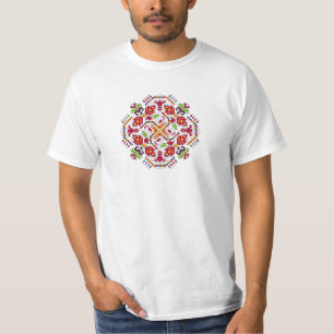 Men t-shirt with Bulgarian traditional embroidery