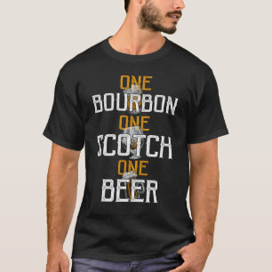 Men T-Shirts - One Bourbon One Scotch One Beer_ful