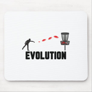 Men Throwing Red Disc Into Sket Evolution Disc Gol Mouse Pad