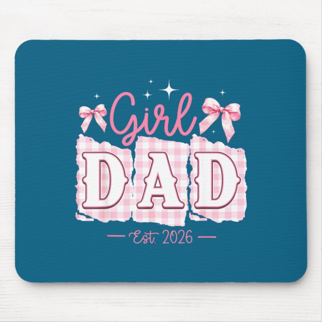 Men Time Dad Soon Daddy Baby Mouse Pad (Front)