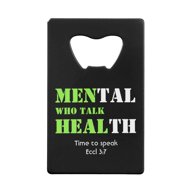 MEN WHO TALK HEAL Custom Mental Health (Front)