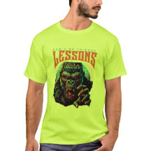 Men Wise Gorilla Lessons Learn T-Shirt