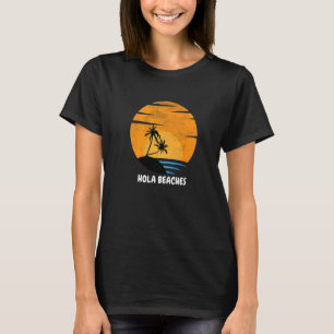 Men Women Beach Summer Vacation Vintage Sunset Hol T-Shirt