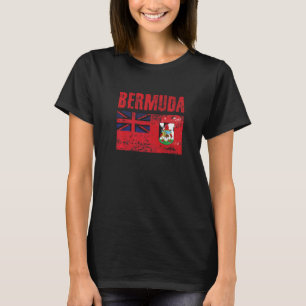 Men Women Bermuda National Pride Distress Bermuda T-Shirt