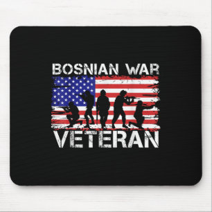 Men Women Bosnian War Veteran  Mouse Pad