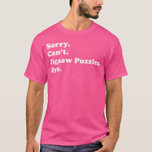 Men Women Boys Or Girls Funny Jigsaw Puzzles T-Shirt
