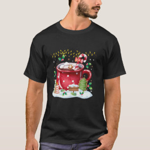 Men Women Coffee Candy Cane Gingerbread Cookie Chr T-Shirt