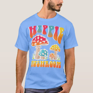 Men Women Hippie Mushrooms Foraging, Morel Mushroo T-Shirt