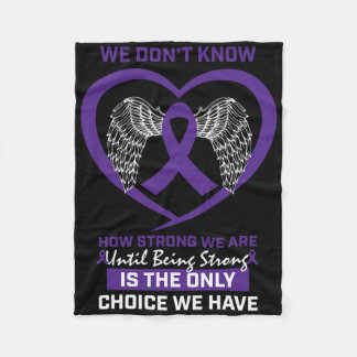 Men Women Hodgkin's Lymphoma Disease Blood Cancer Fleece Blanket