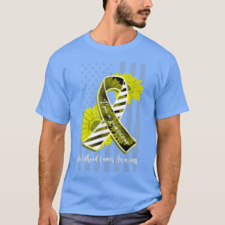 Men Women I Am A Survivor Childhood Cancer Awarene T-Shirt