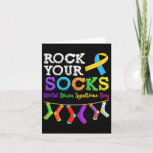Men Women Kid Down Syndrome Awareness Card