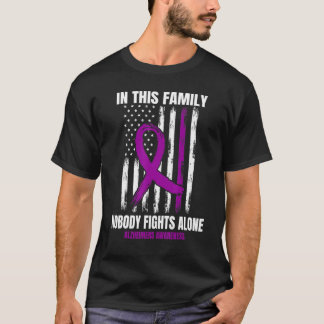 Men Women Kids Family Alzheimers Awareness America T-Shirt