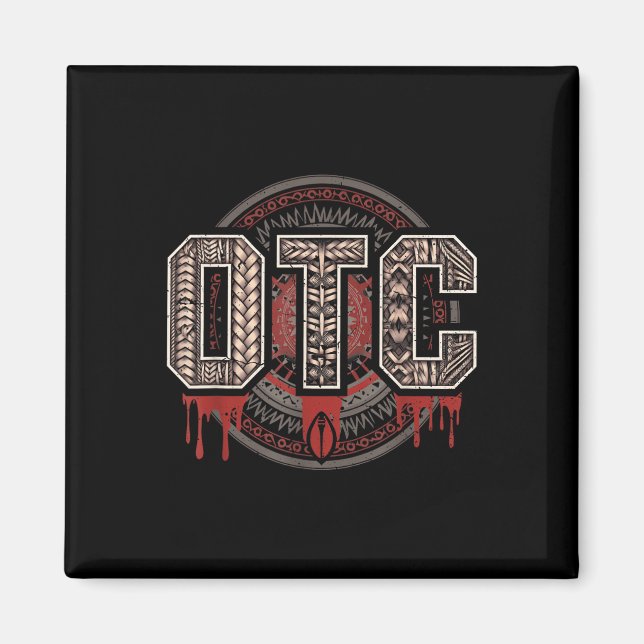 Men Women Kids Otc Bloodline Wrestling Roman Fan M Magnet (Front)