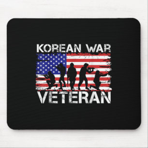 Men Women Korean War Veteran Mouse Pad
